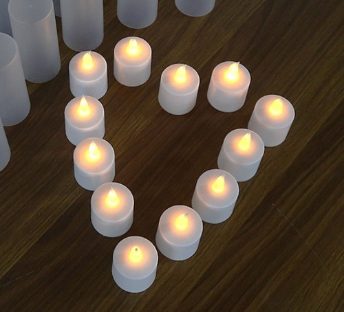 Velas Elétricas Led Recarregáveis, Chá Cintilante Sem Chama - Imagem 3