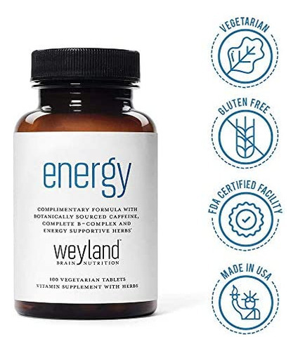 Weyland: Energy - Fórmula Complementar Com Cafeína, Complexo - Imagem 6