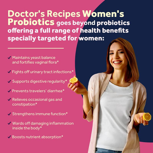 Suplemento Doctor"s Recipes Probióticos Femininos 100g Cfu 3 - Imagem 3