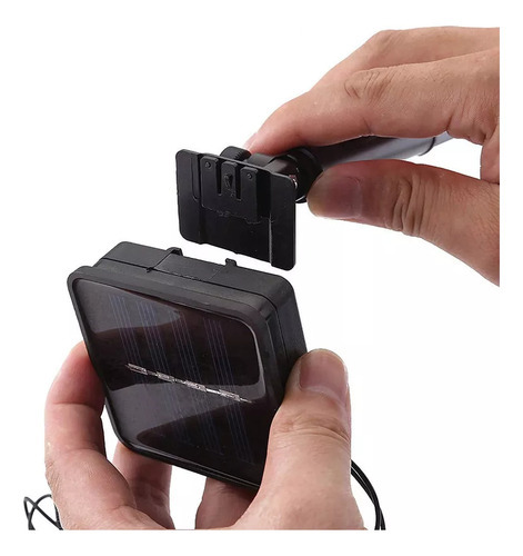 Cordão Varal 200 Leds Bolinha Cristal 22m Luz Solar - Imagem 7