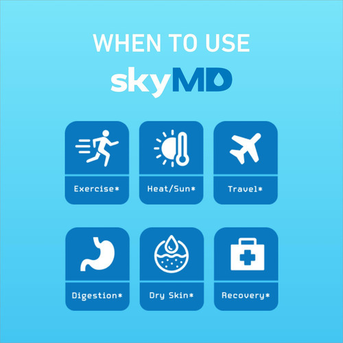 Pacotes De Pó De Hidratação Skymd Com Eletrólitos | Multipli - Imagem 4