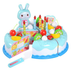 Decoorationg Conjunto De Brinquedos Para Bolo De Festa Azul