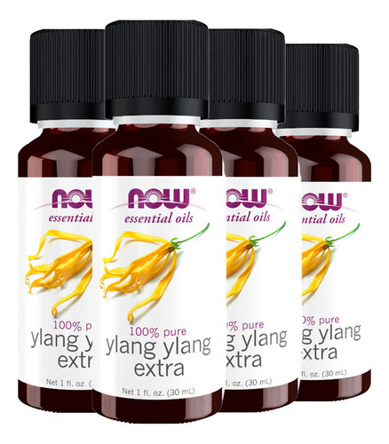 Óleo Extra De Ylang Ylang Now Foods 30ml Puro Importado 4un