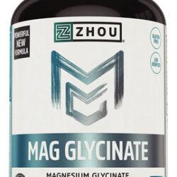 Suplemento Complexo De Glicinato De Magnésio Zhou 350 Mg 180