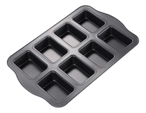 8 Cavidade Mini Loaf Pan Antiaderente Bakeware Mini Desserts - Imagem 5