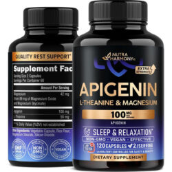 Apigenina 100mg - Suplemento De Apigenina Para Suporte Ao So