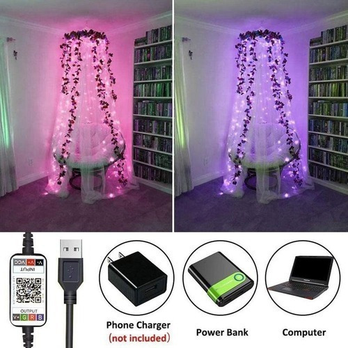 Cordão De Luz De Natal De 30m Com Controle Remoto Para Todos - Imagem 3