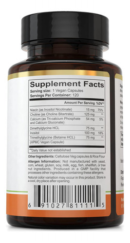 Florida Herbal Pharmacy, Super B-15 Tmg (120 Cápsulas) Pacot - Imagem 2