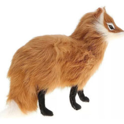 S Novo Pelúcia Realista Recheado Raposa De Simulação F