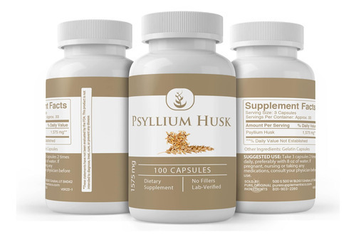 Ingredientes Originais Puros Cápsulas De Casca De Psyllium ( - Imagem 4