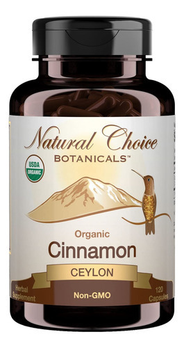 Suplemento Natural Choice Botanicals Ceylon Canela 1000mg