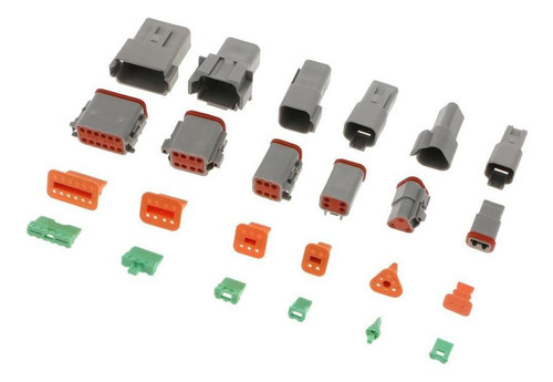 Kits De Conectores Cinza Genuínos Da Série Deutsch Dt 2 3 4 - Imagem 3