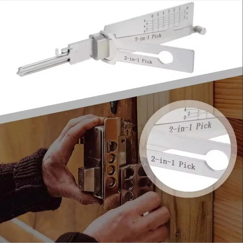 Ferramenta De Decodificação De Chave De Aço Inoxidável 2 Em - Imagem 5
