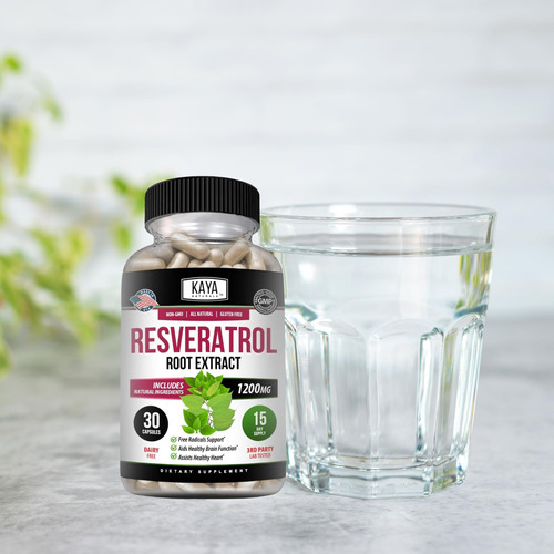 Kaya Naturals - Cápsulas De Resveratrol - Suplemento Antienv - Imagem 6