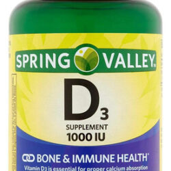 Spring Valley - Vitamina D-ui, 450 Cápsulas Softgel