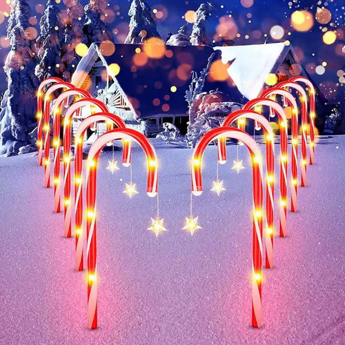 8 Luzes De Jardim De Natal De Bengala De Natal De Jardim - Imagem 9