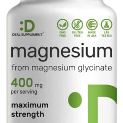 Glicinato De Magnésio 400mg | Magnésio Elemental - 300 Cápsu