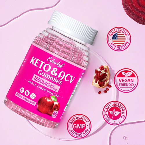 Edudyf Keto Acv Gummies-vinagre De Cidra Sem Açúcar, Fórmula - Imagem 6