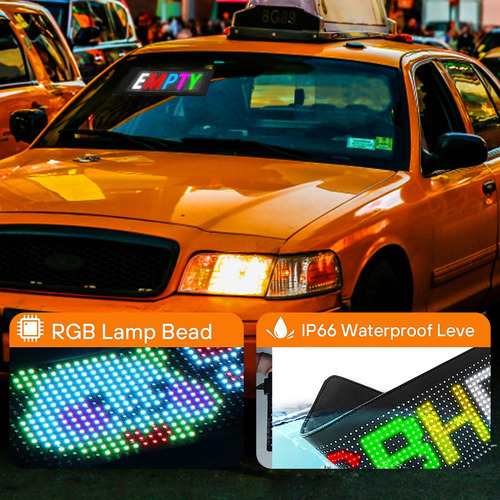 Sinal De Carro T Led, Painel Matricial Flexível De 26,4 X 4 - Imagem 9