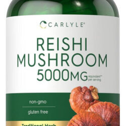 Suplemento De Cogumelo Carlyle Reishi 5000 Mg | 300 Cápsulas