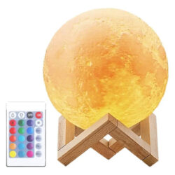 Carregamento - Controle Remoto De 16 Cores - Lua De 12 Cm -