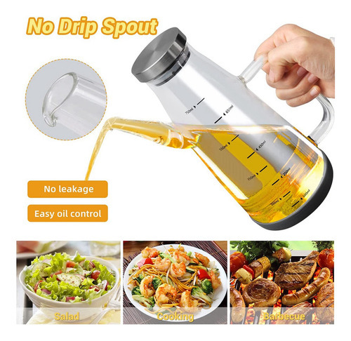 Garrafa Grande De Óleo De Vidro Com Alto Teor De Borosilicat - Imagem 2