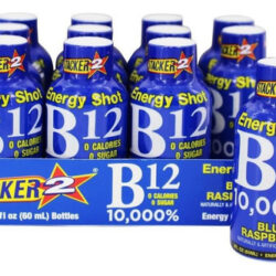 Stacker 2 Framboesa Azul B12 Energy Shot (pacote Com 12)