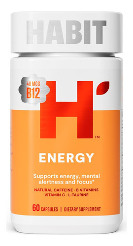 Suplemento Energético Habit (60 Cápsulas) - Novo Visual, Sup