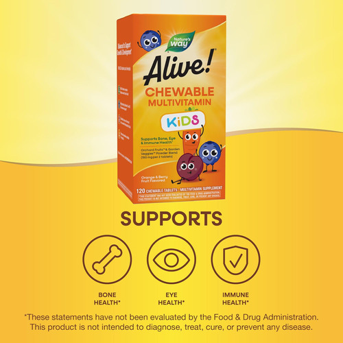 Natureza Viva! Multivitamínico Mastigável Diário Para Crianç - Imagem 4