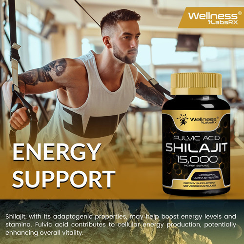 Cápsulas Orgânicas Puras Do Himalaia Shilajit 120 Contagens - Imagem 8