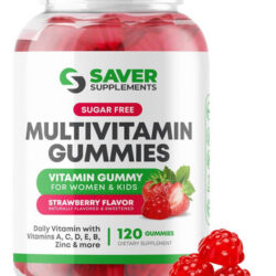 Saver Suplementos Gomas Multivitamínicas Sem Açúcar, 120 Gom