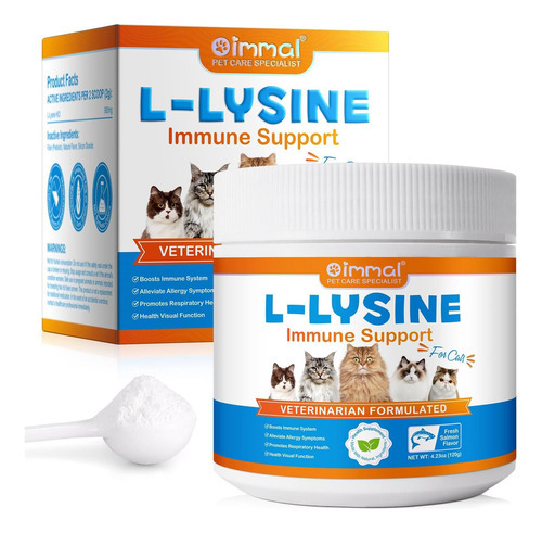 Pó De L -lisina Para Gatos, 120g De Pó De Lisina Suporta Gat