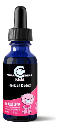 Cedar Bear Herbal Detox For Kids É Um Suplemento Líquido De