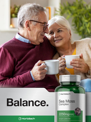Cápsulas Do Complexo Horbäach Sea Moss | 2250mg | Contagem 1 - Imagem 6