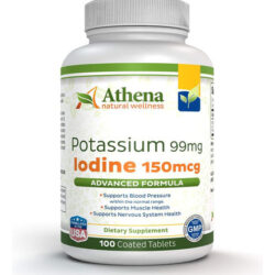 Potássio 99mg Com Suplemento De Iodo 150mcg
