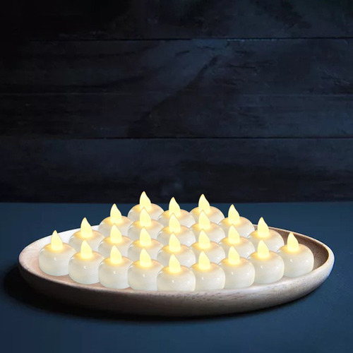 24 X Led Flutuante À Prova D"água Luz De Chá Flutuante - Imagem 3