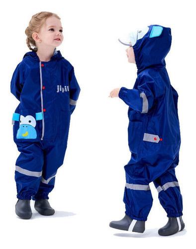 Capa De Chuva Infantil Capa Impermeável Poncho Fato De Chuva - Imagem 38
