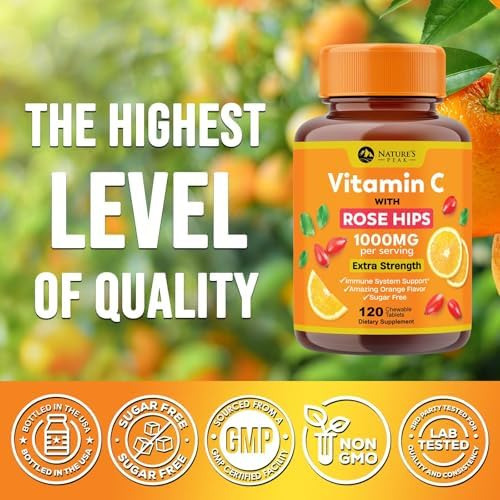 Vitamina C De Força Extra 1000 Mg - Vita C Mastigável Para S - Imagem 4