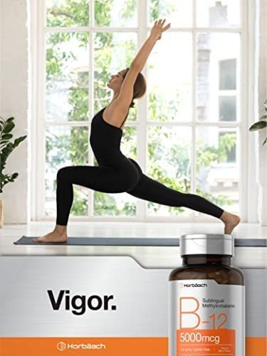 Vitamina B-12 Marca Horbaach, 5000 Mcg, 120 Comprimidos - Imagem 6
