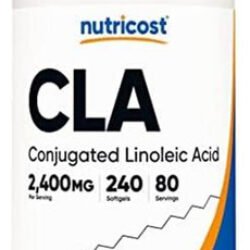 Nutricost Cla (ácido Linoléico Conjugado) 2.400 Mg, 240 Cáp