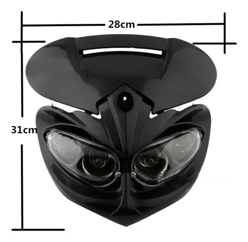 Farol / Farol Universal Para Motocicleta 12v - Imagem 7