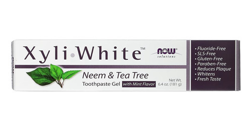 Creme Dental Now Foods Xyliwhite Neem E Tea Tree, 6,4oz 5un - Imagem 4