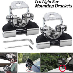 D Base Para Faros Led En Cofre Universal 2 Peças
