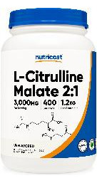 Suplemento Nutricost De Malato De L-citrulina Em Pó 1,2 Kg - Imagem 2