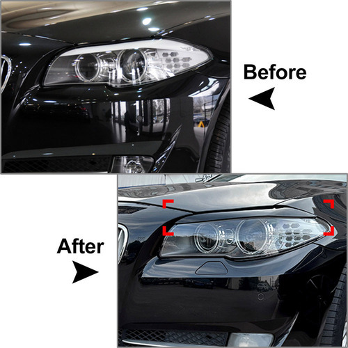 Capa De Sobrancelha De Pálpebras De Farol Dianteiro Para Bmw - Imagem 6
