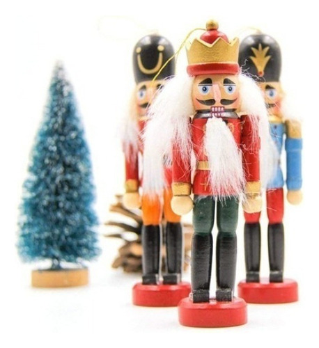 * 24 Marionetas De Soldado Cascanueces Navideñas. Adornos, - Imagem 5