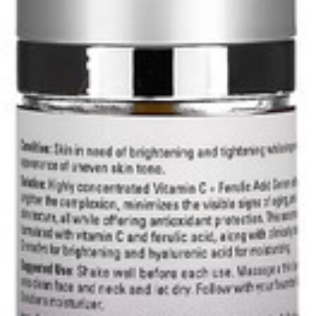 Vitamina C/sérum Ácido Ferúlico Now Foods 30ml Importado - Imagem 3