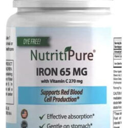 Comprimido De Ferro Carbonílico De Potência 65 Mg Com 270 M
