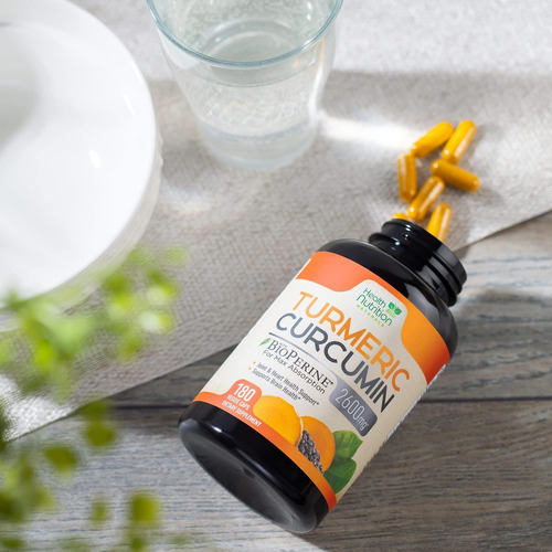 Suplemento De Curcumina De Cúrcuma 2600 Mg Com Extrato De Pi - Imagem 7