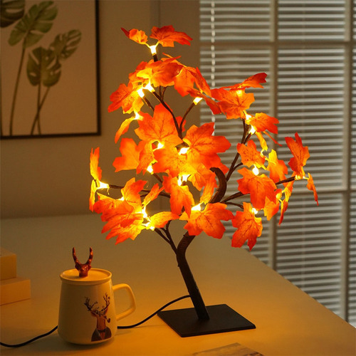 . Luzes De Decoração De Outono De Ação De Graças Luz - Imagem 3